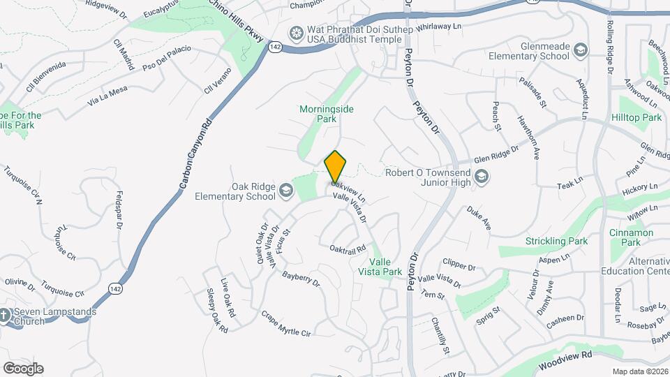 3099 Oakview Ln Mapa y Detalles de la Ubicación