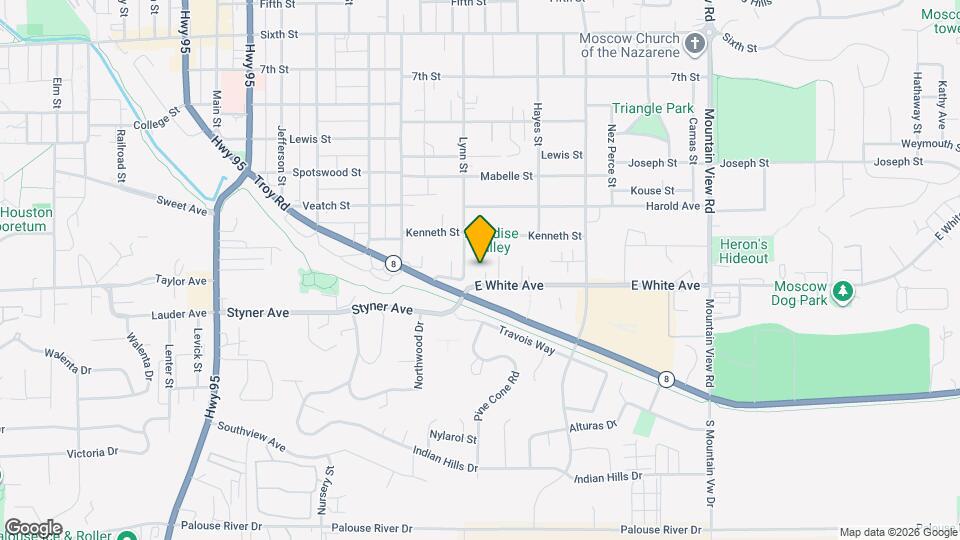 808 White Ave Map and Location Details