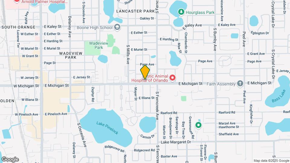 1417 E Michigan St Map and Location Details