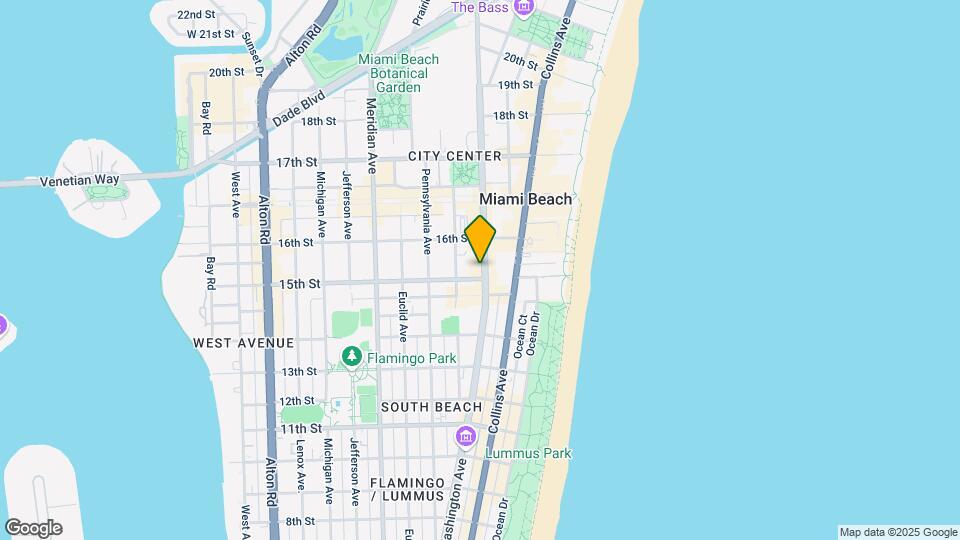 1512 Washington Ave, Unit 308 Mapa y Detalles de la Ubicación
