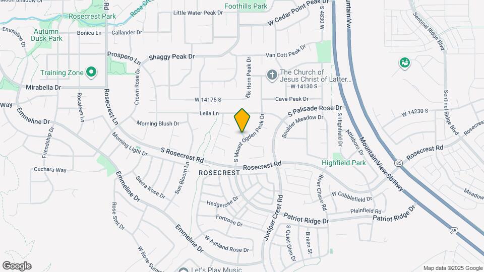 5129 W Amber Rose Ln Mapa y Detalles de la Ubicación