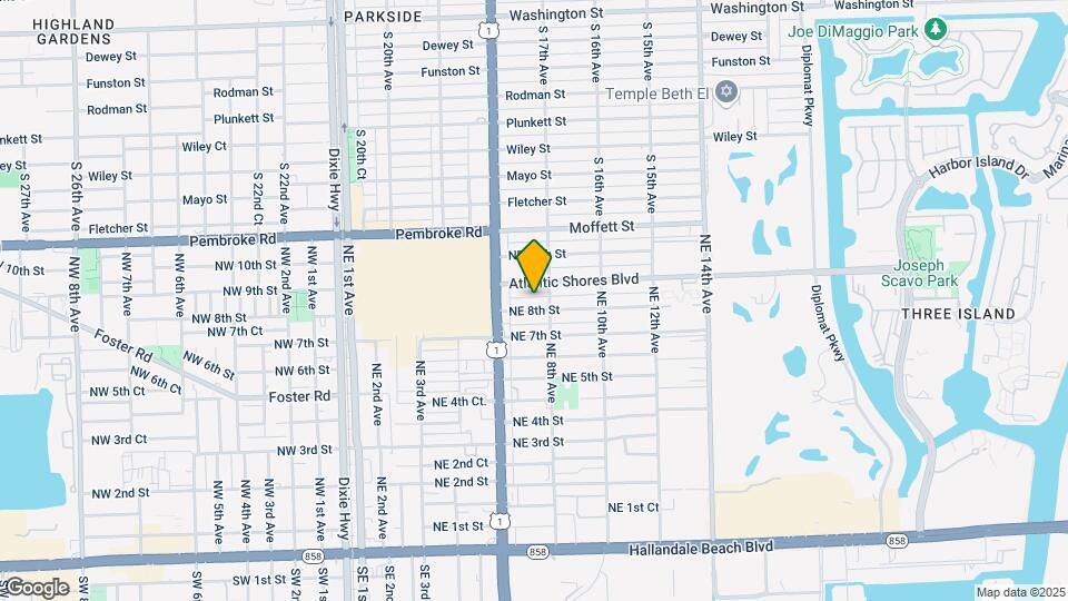 709 NE 8th St Mapa y Detalles de la Ubicación