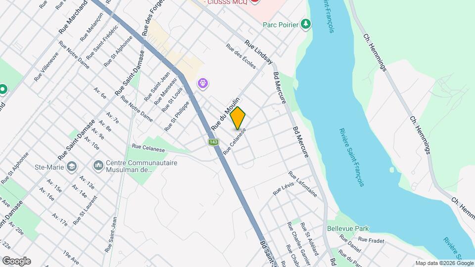 411 Celanese Rue Map and Location Details