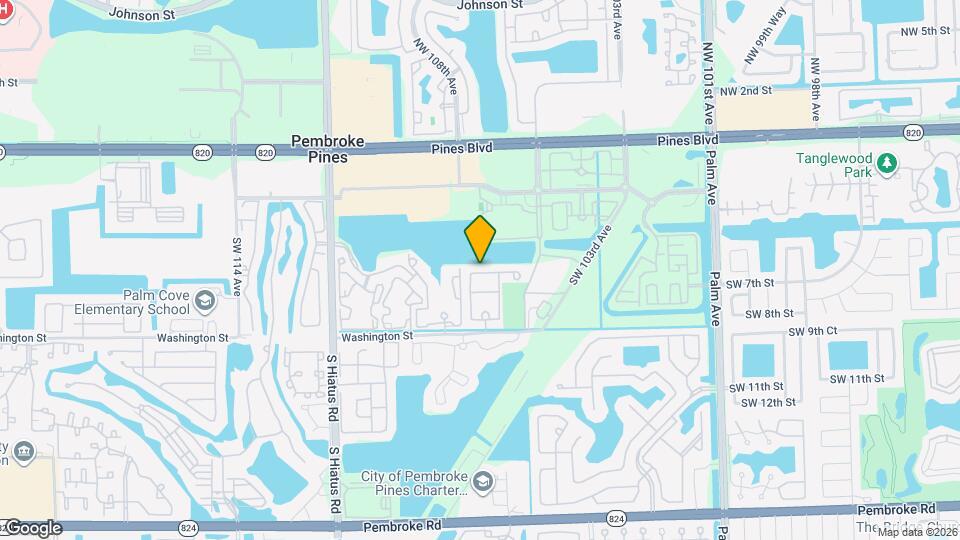 10679 SW 6th St Map and Location Details