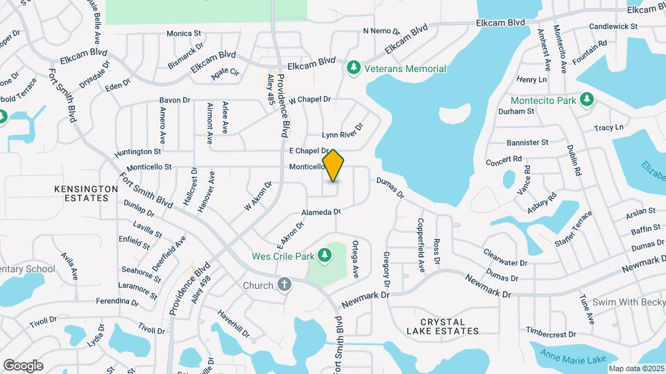 1652 E Houston Dr Map and Location Details