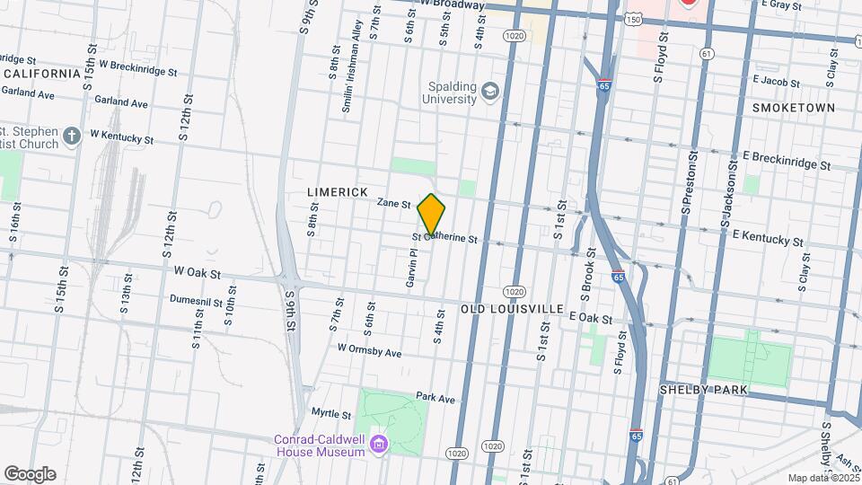 500 St Catherine St, Unit 1 Map and Location Details