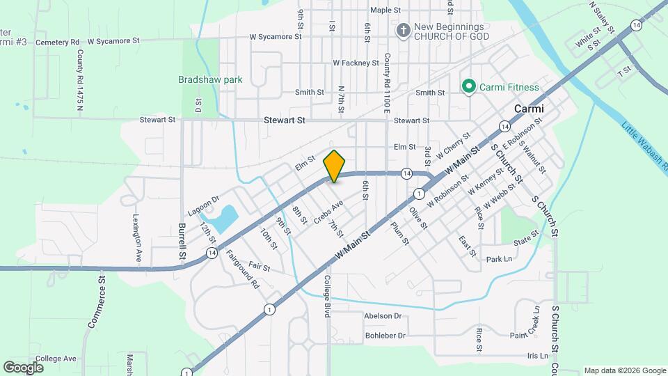 210 Conger Ave Map and Location Details