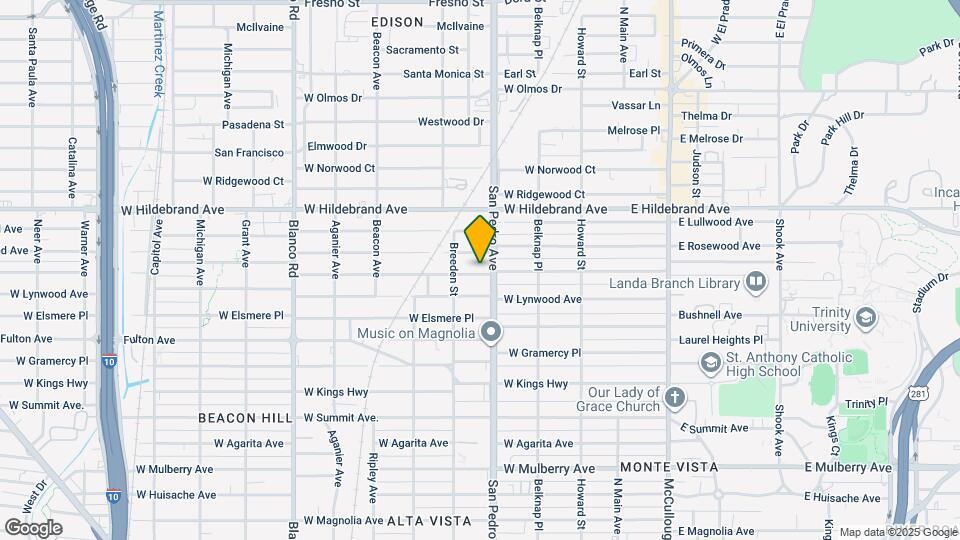 413 W Hollywood Ave Map and Location Details