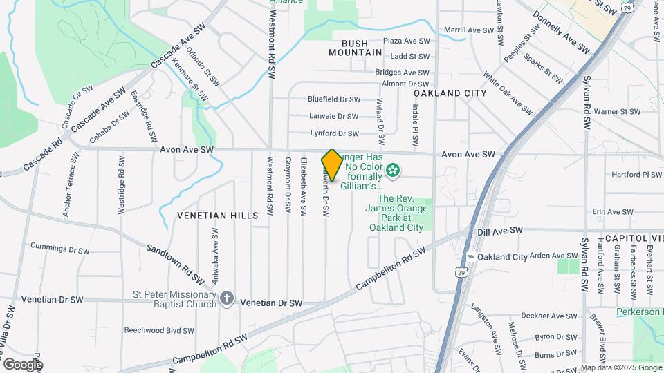 1262 Kenilworth Dr SW Map and Location Details