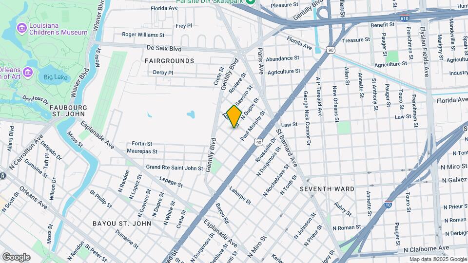 1724 N Dupre St Map and Location Details