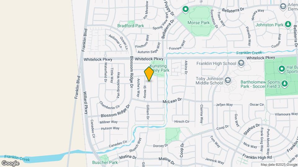 5310 White Lotus Way Map and Location Details