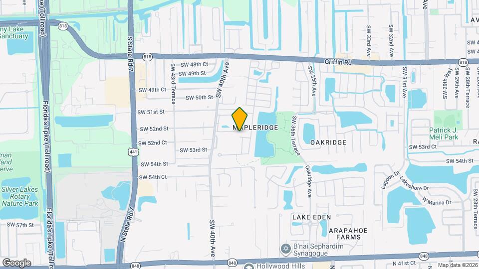 3863 SW 53rd Pl Map and Location Details