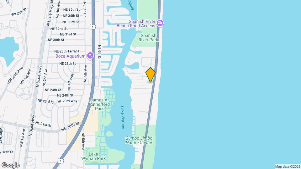 2401 N Ocean Blvd Map and Location Details
