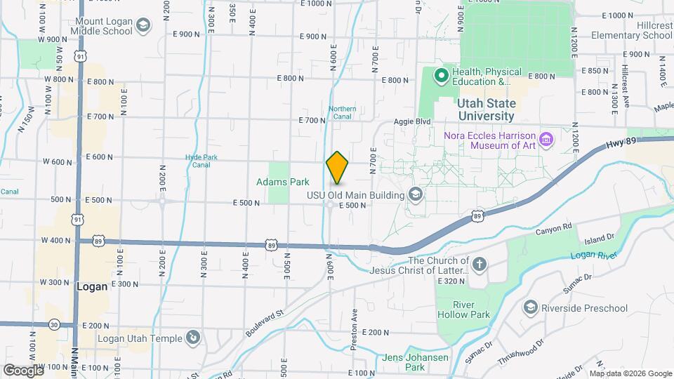 534 N 600 E Map and Location Details