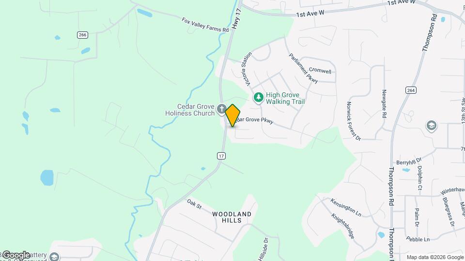 412 Cedar Grove Ln Map and Location Details