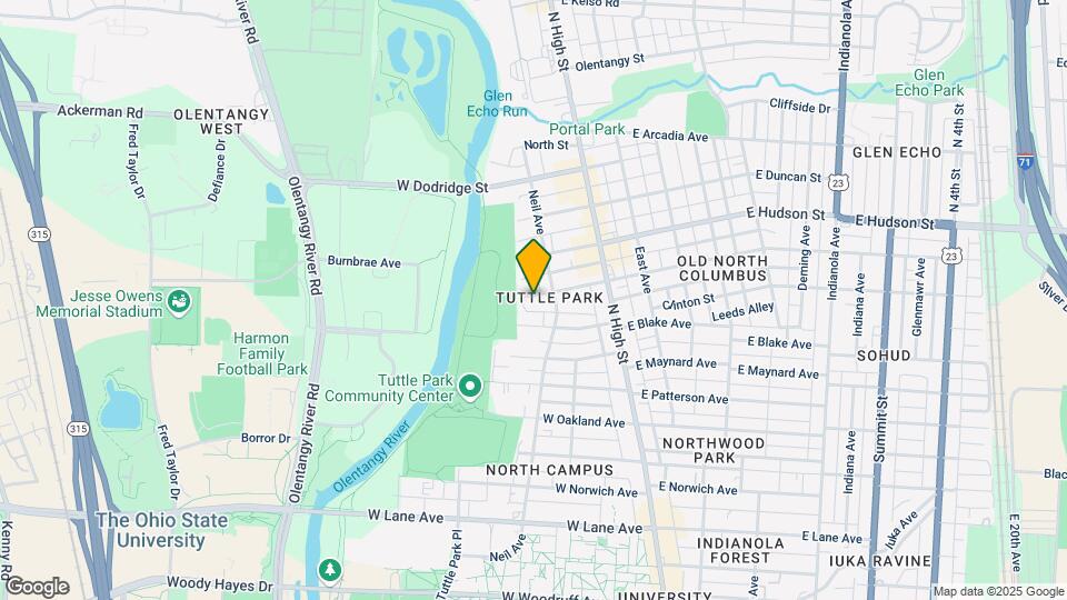 105 W Tompkins St Mapa y Detalles de la Ubicación