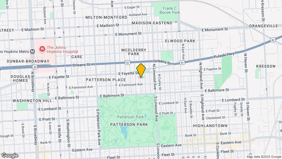 115 N Belnord Ave Map and Location Details