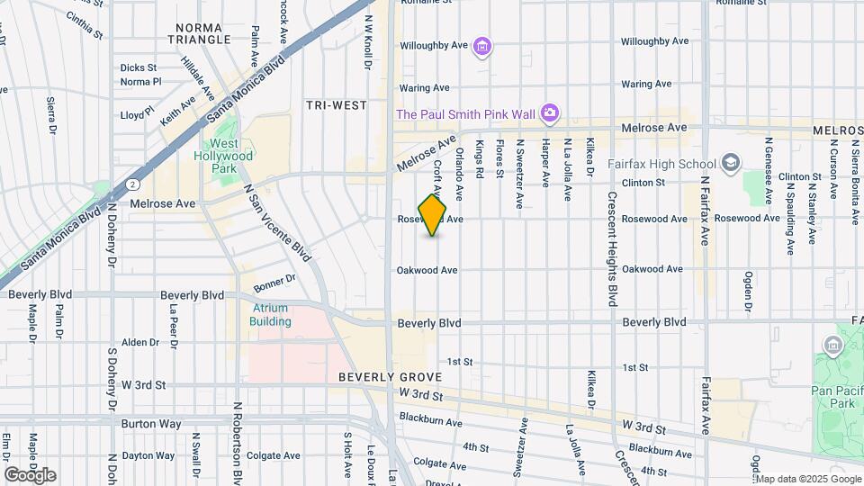 441 Croft Ave Map and Location Details