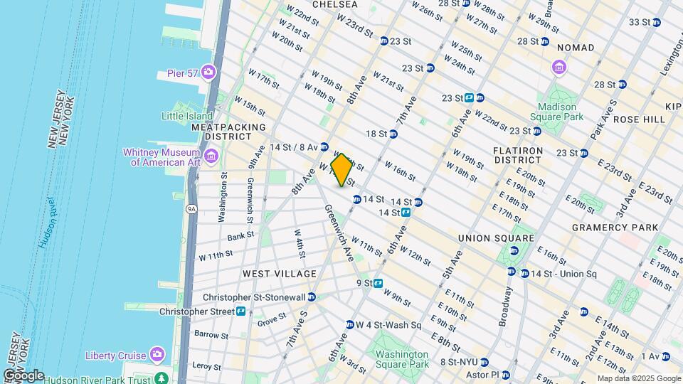 217 W 13th St Map and Location Details