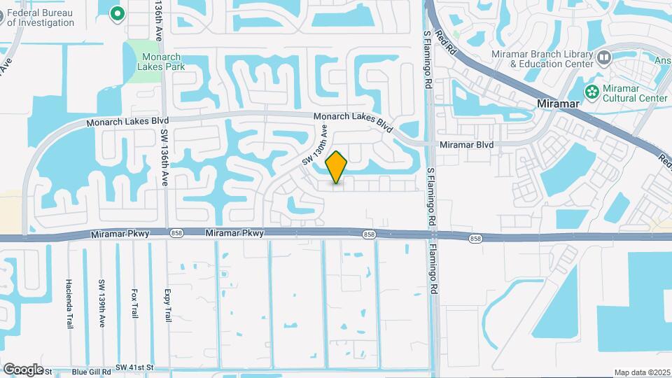 2889 SW 129th Way Map and Location Details