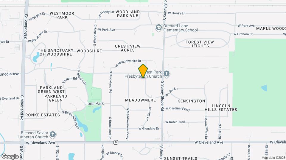 2315 S Lombardy Ln Map and Location Details