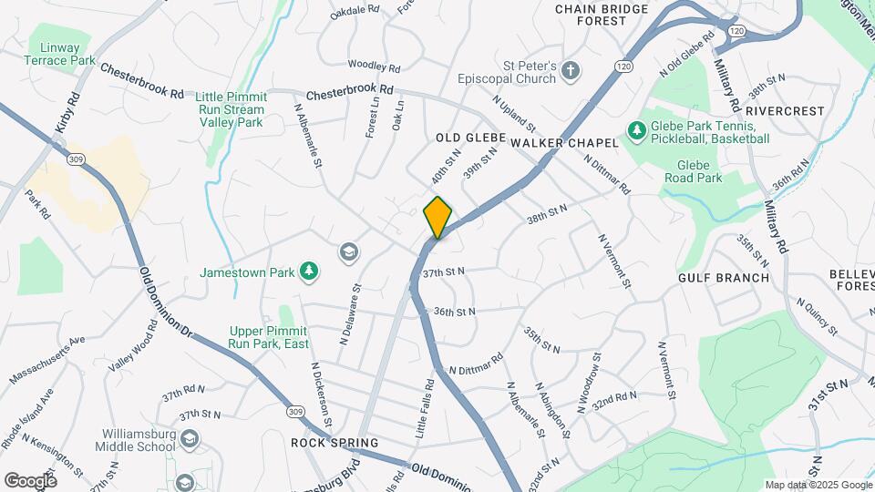 3717 N Glebe Rd Map and Location Details