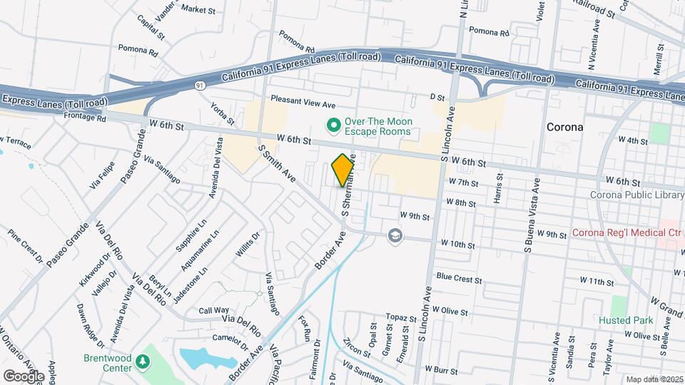 842 S Sherman Ave Mapa y Detalles de la Ubicación