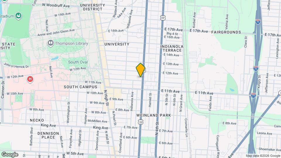 1603 Summit St Mapa y Detalles de la Ubicación