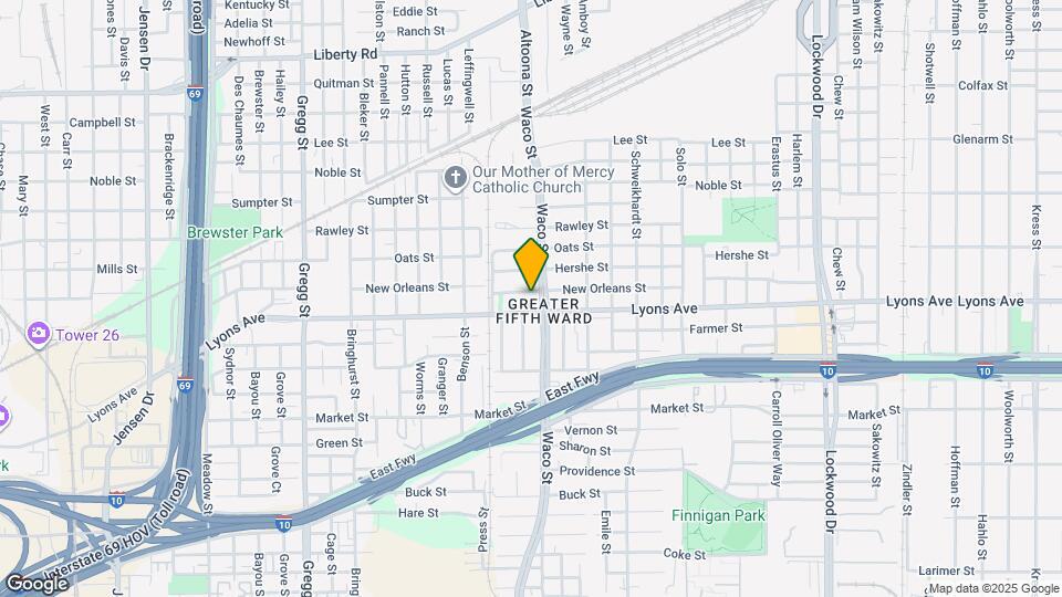 4304 New Orleans St Map and Location Details