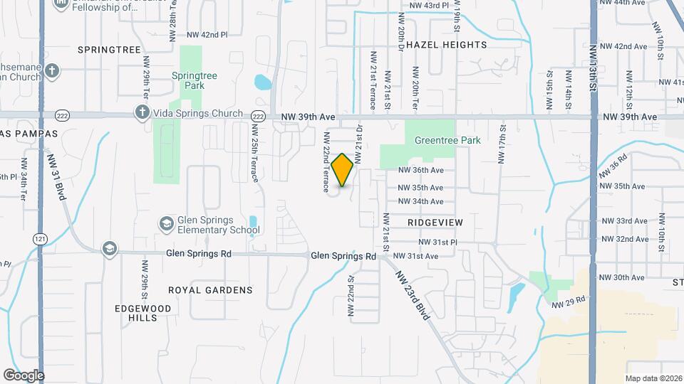 3425 NW 22nd Dr Map and Location Details