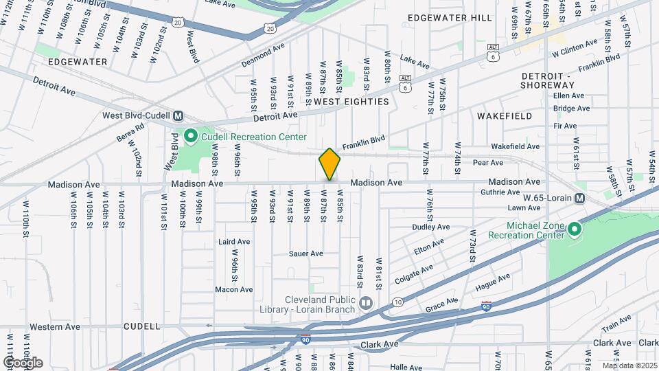 8603-8607 Madison Ave Mapa y Detalles de la Ubicación