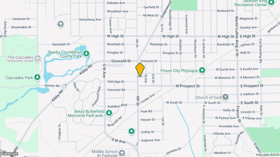 1707 4th St Map and Location Details