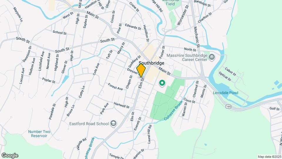 70 Elm St, Unit 70 #2 Map and Location Details