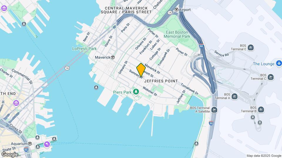 349 Sumner St, Unit 3 Map and Location Details