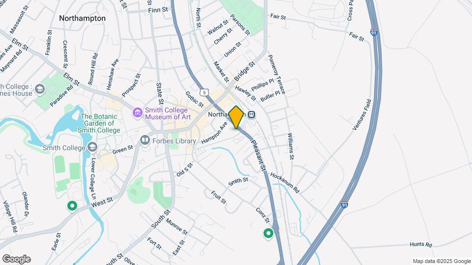 Northampton Lodging Mapa y Detalles de la Ubicación