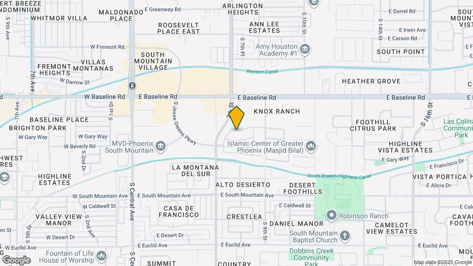 735 E Constance Wy Map and Location Details