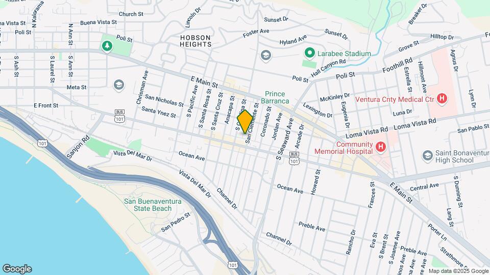 231 San Clemente St Map and Location Details