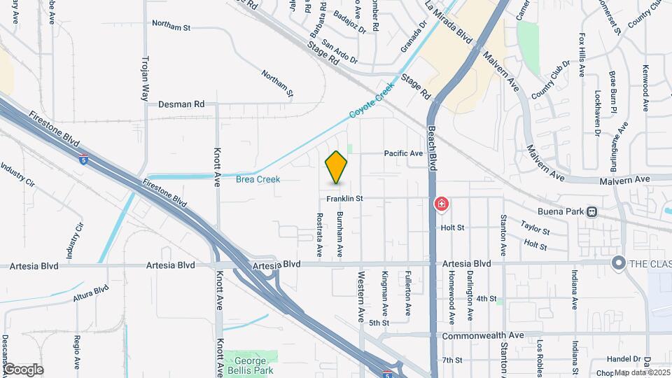 5701 Burnham Ave Map and Location Details