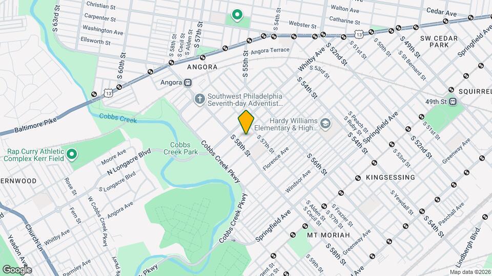 5729 Hadfield St Map and Location Details