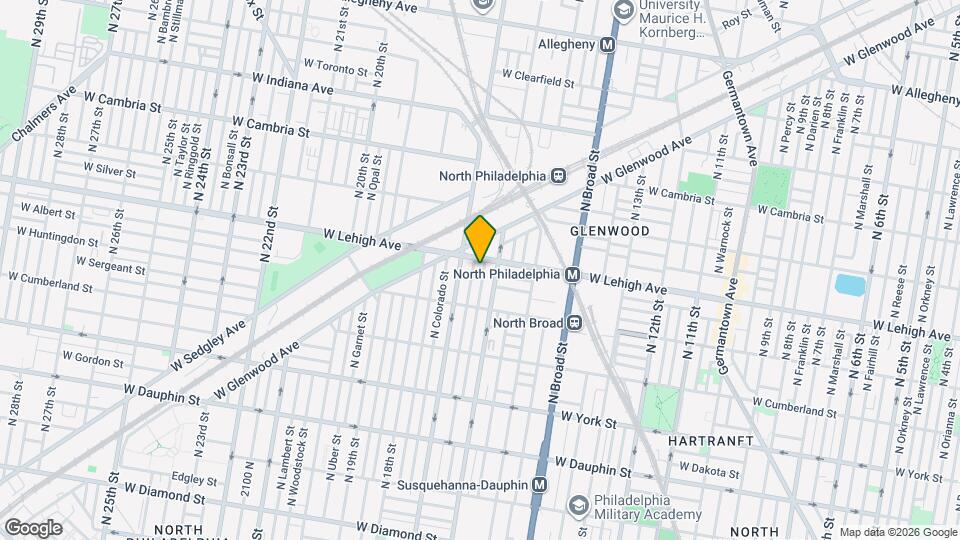 2660 N Bancroft St Map and Location Details