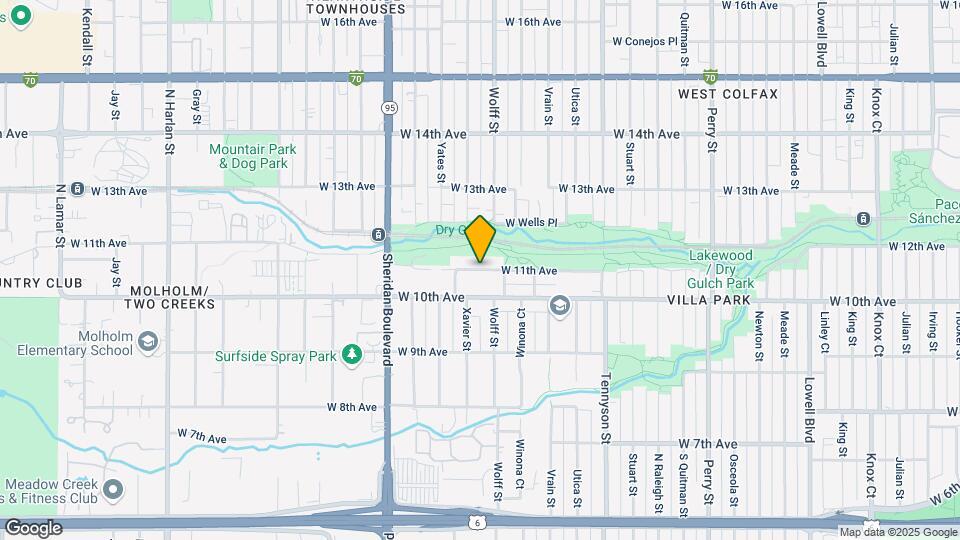 4830-4836 W 11th Ave Map and Location Details