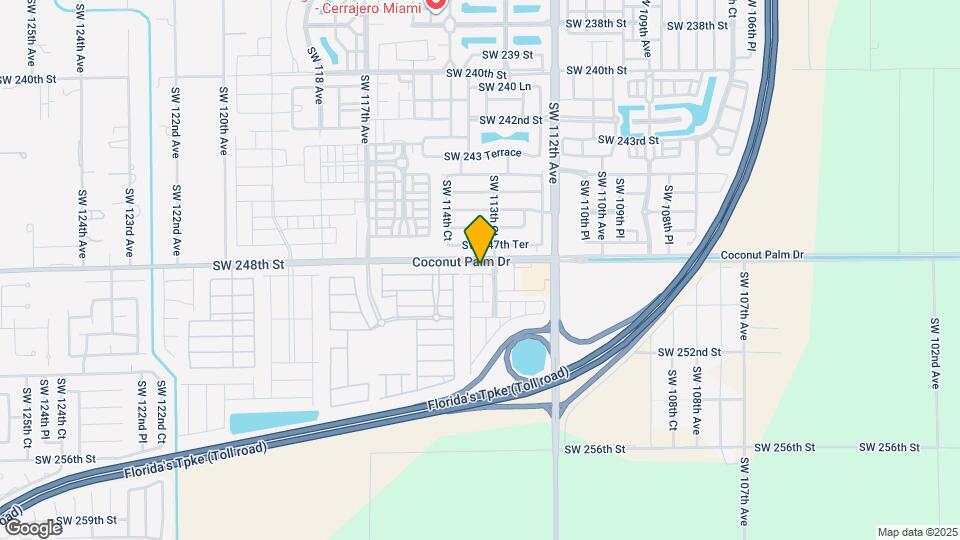 11351 SW 248th Terrace Map and Location Details