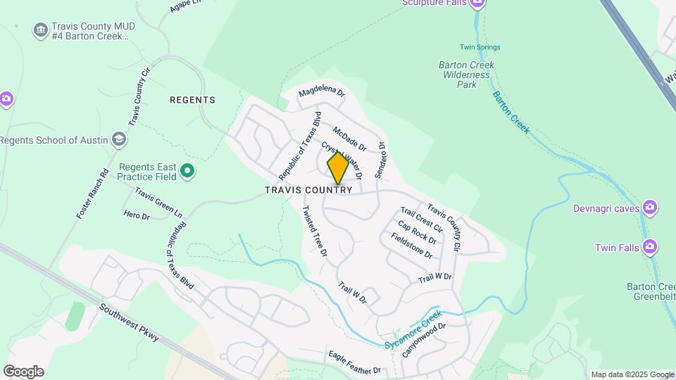 4129 Travis Country Cir Map and Location Details