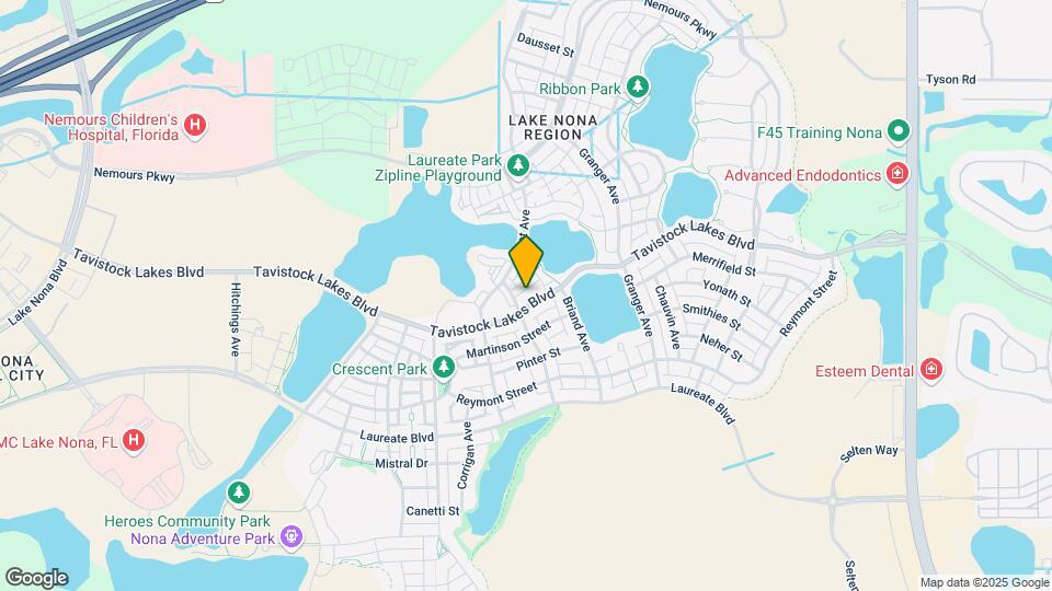 8645 Tavistock Lakes Blvd Map and Location Details