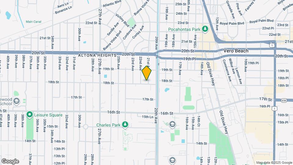 1805 21st Ave Map and Location Details