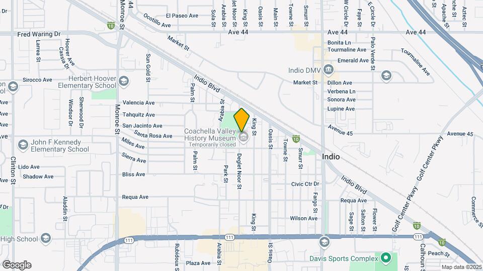44854 Deglet Noor St Map and Location Details