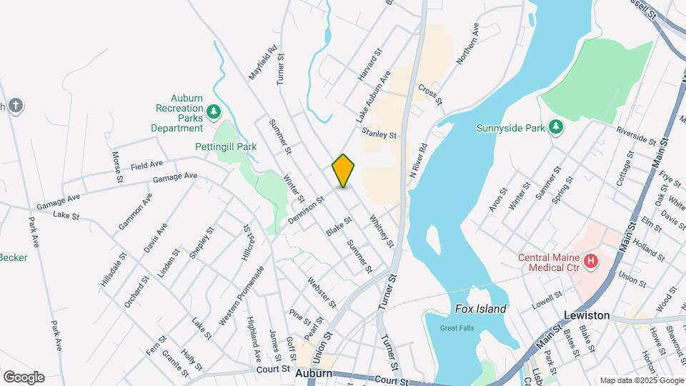 321 Turner St, Unit upstairs unit Map and Location Details