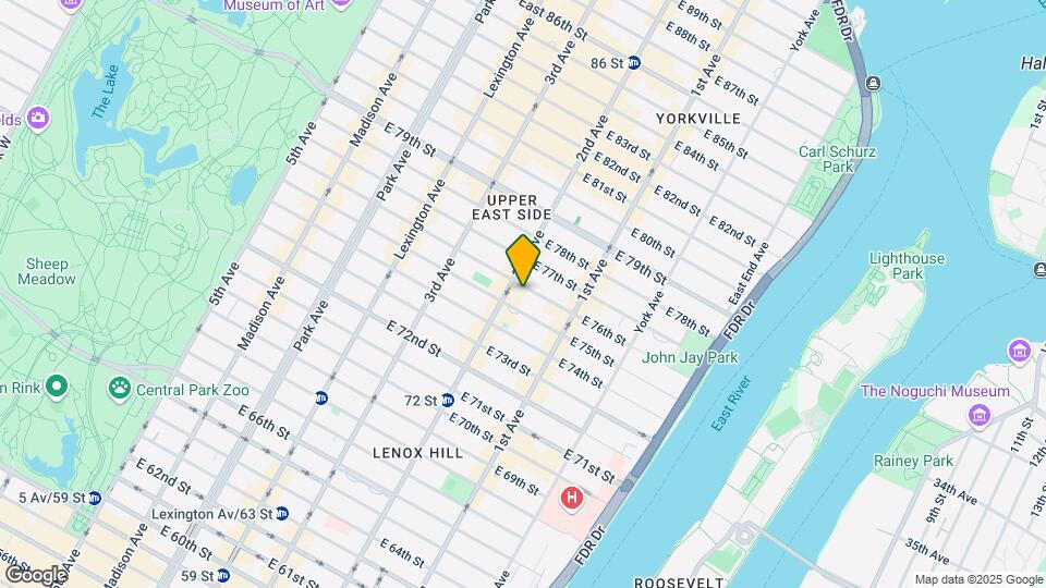 330 E 76th St Map and Location Details
