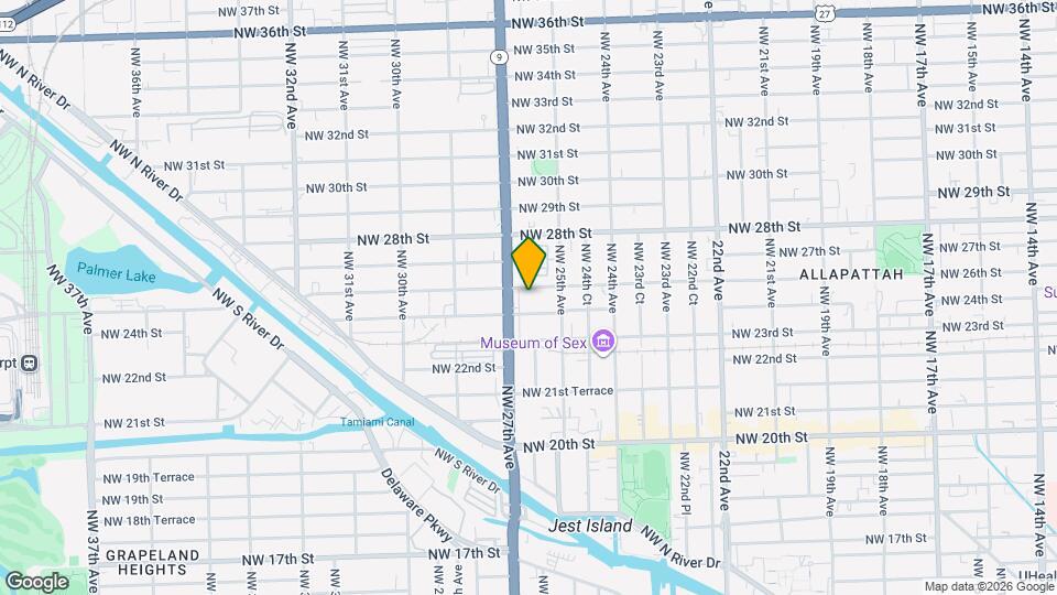 2608 NW 26th St Map and Location Details