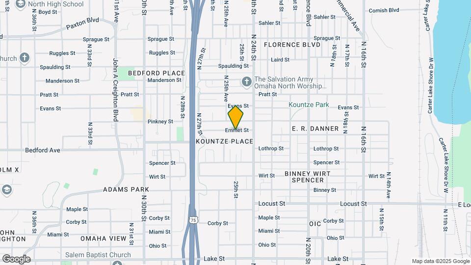 2431 Emmet St Map and Location Details